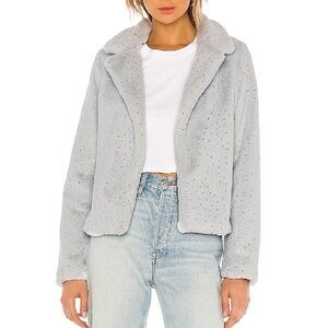superdown roxy faux fur coat